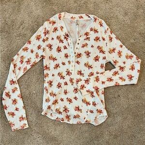 Free People Floral Printed Thermal